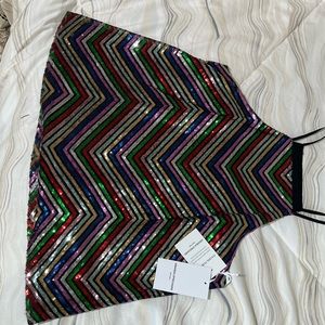 Amanda Uprichard Sequin top